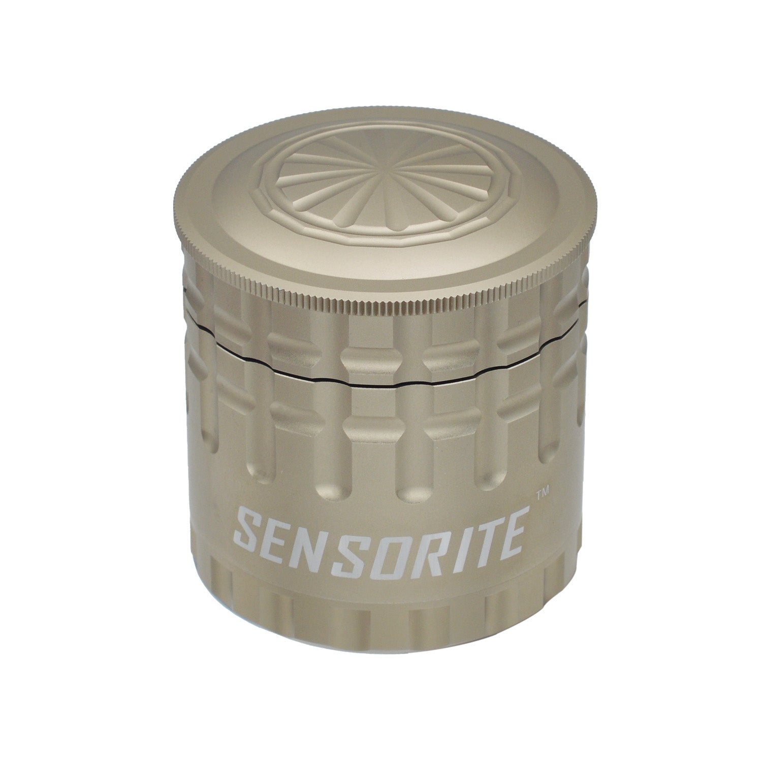 SENSORITE 2.5-inch Aluminum Grinder With Non-stick Coated Millstone Shredder Plates & Bonus Storage - Sensorite